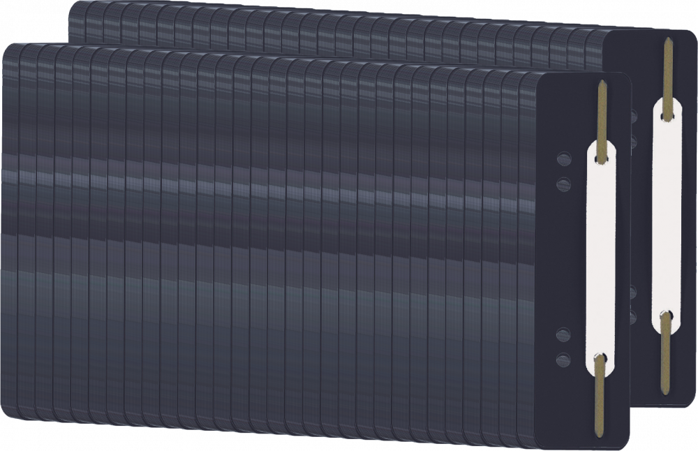 60x Wąsy skoroszytowe spinające dokumenty Durable, 25 sztuk, czarny