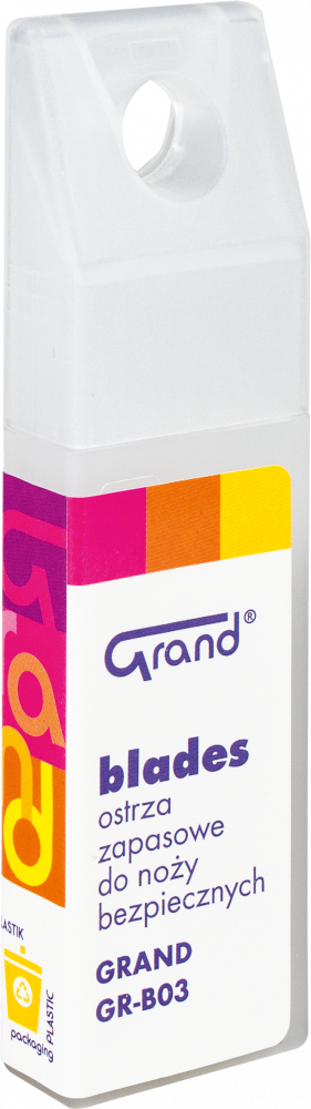 Ostrza wymienne Grand, do noża bezpiecznego GR-B03, 10 sztuk