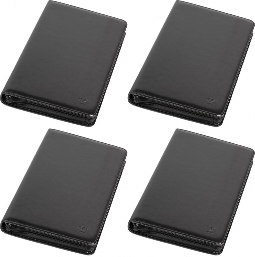 4x Teczka aktowa Kierowcy Jan-Pol, A4, skóropodobna, czarny