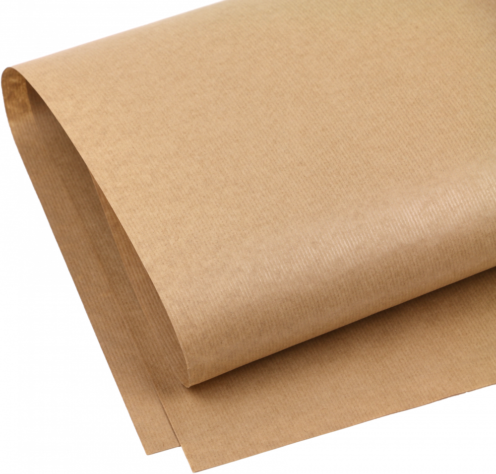 Papier pakowy prążkowany Papyrus Natron, 1.26x1.05m, 10 arkuszy, brązowy