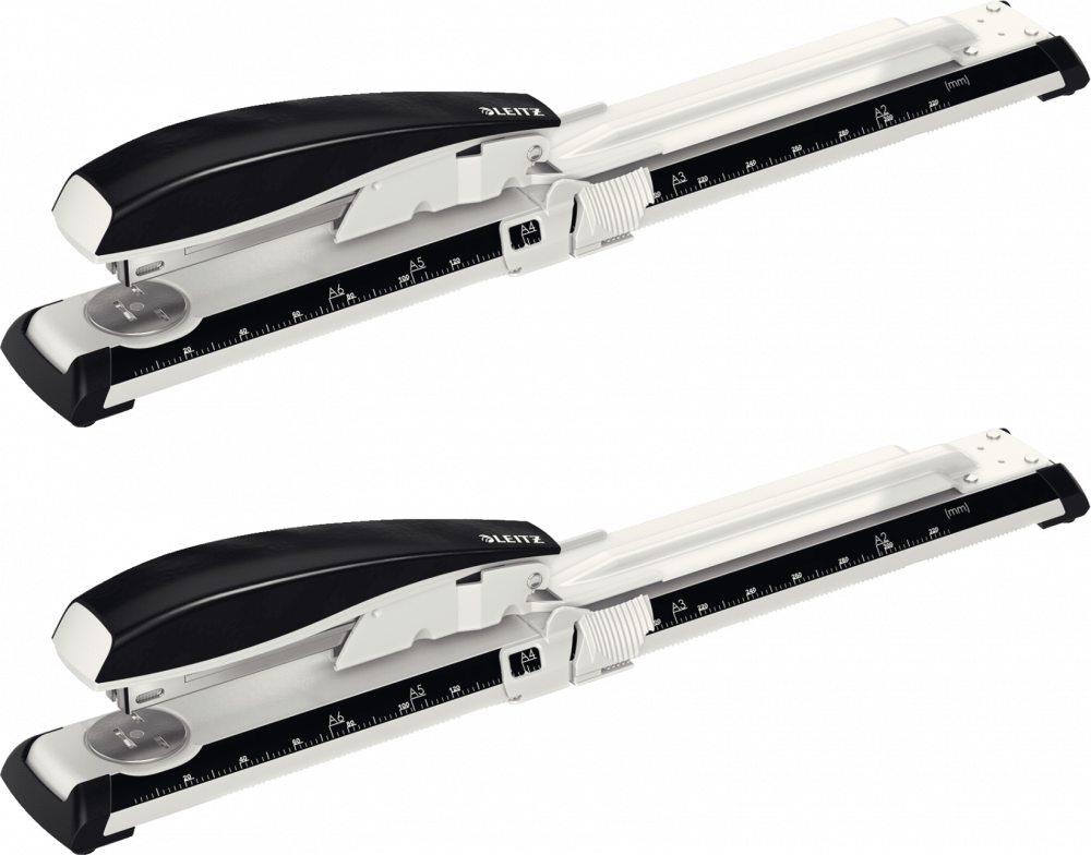 2x Zszywacz długoramienny Leitz NeXXt Series, do 40 kartek, czarny