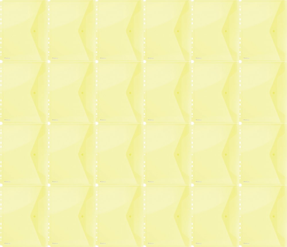 24x Teczka koperta do segregatora A4, Donau, na zatrzask, żółty