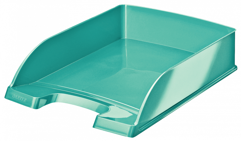 Półka na dokumenty Leitz Wow Plus, A4, plastikowa, turkusowy