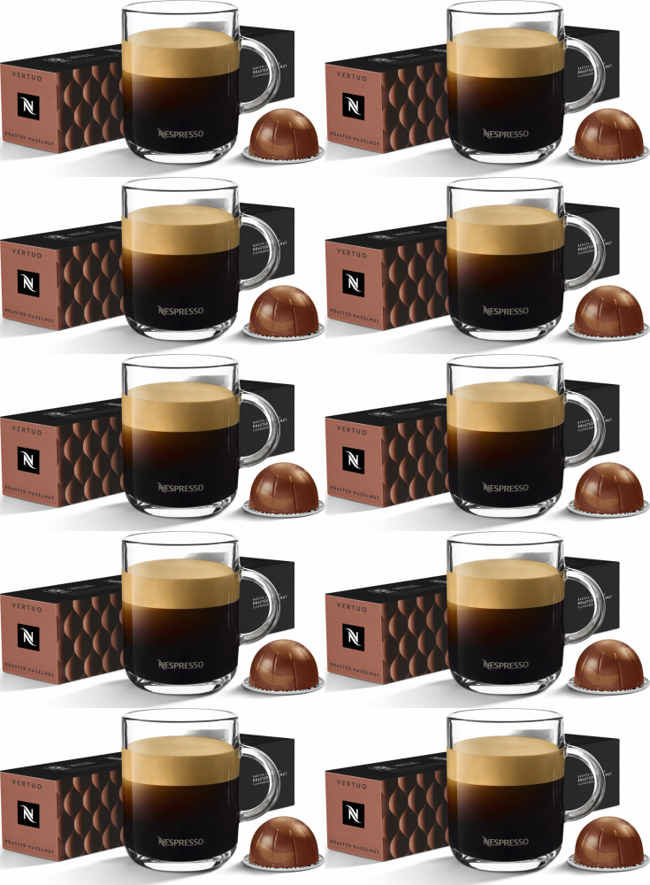 10x Kapsułki do ekspresu Nespresso Barista Creations Roasted Hazelnut (Hazelino Muffin), 10 sztuk