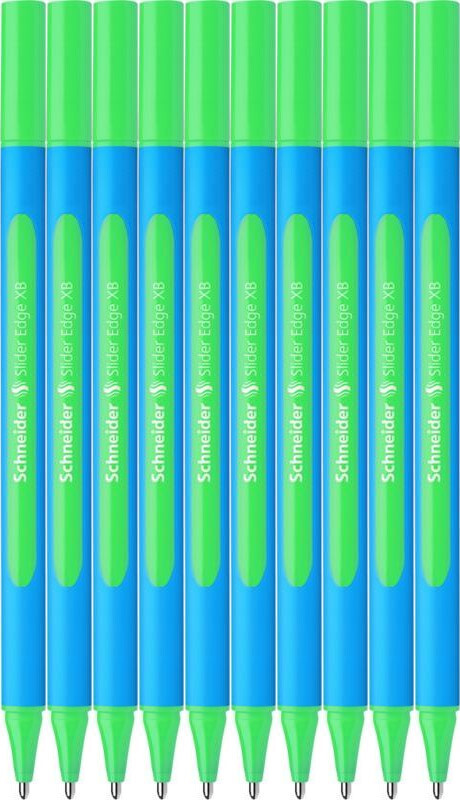 10x Długopis Schneider Slider Edge, XB, zielony