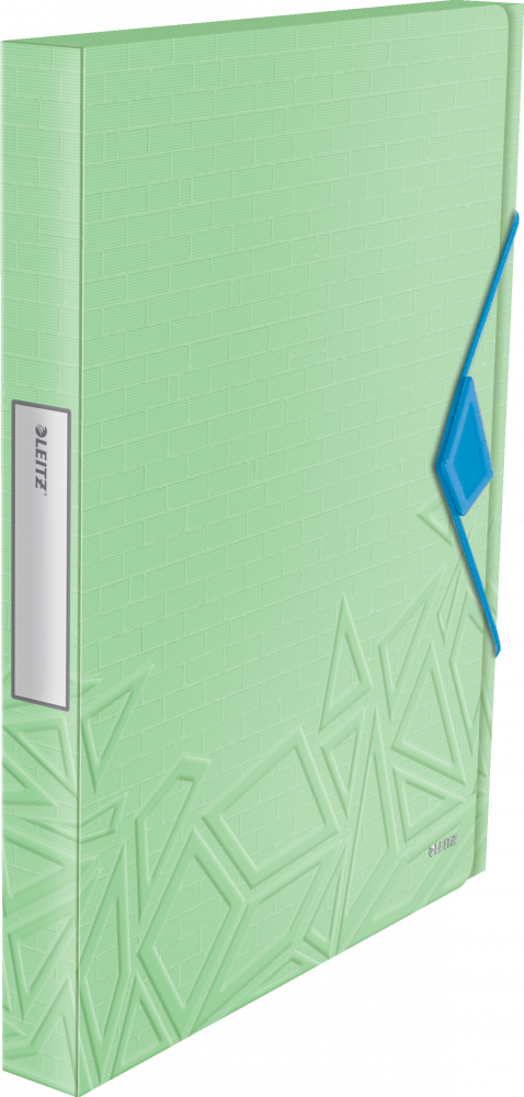 Teczka plastikowa z gumką Leitz Urban Chic, A4, 25 mm, zielony