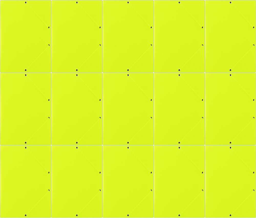 15x Teczka kartonowa z narożną gumką Donau, A4, 3-skrzydłowa, 400g/m2, żółty