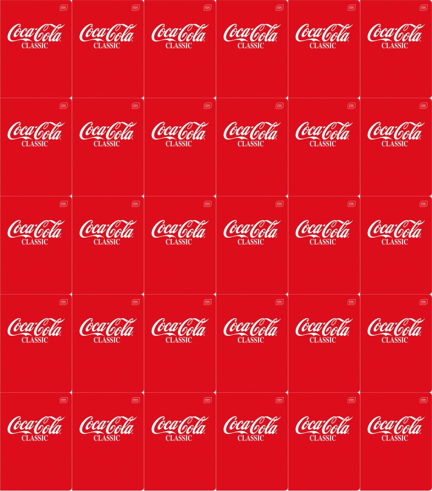 30x Zeszyt A5 Interdruk Coca Cola, w linie, 60 kartek, mix wzorów