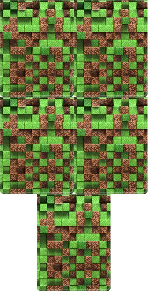 5x Etui na dowód, legitymację, kartę płatniczą, kartę rowerową Biurfol Pixels