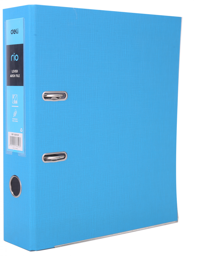 Segregator A4 Deli Rio, 76mm, niebieski