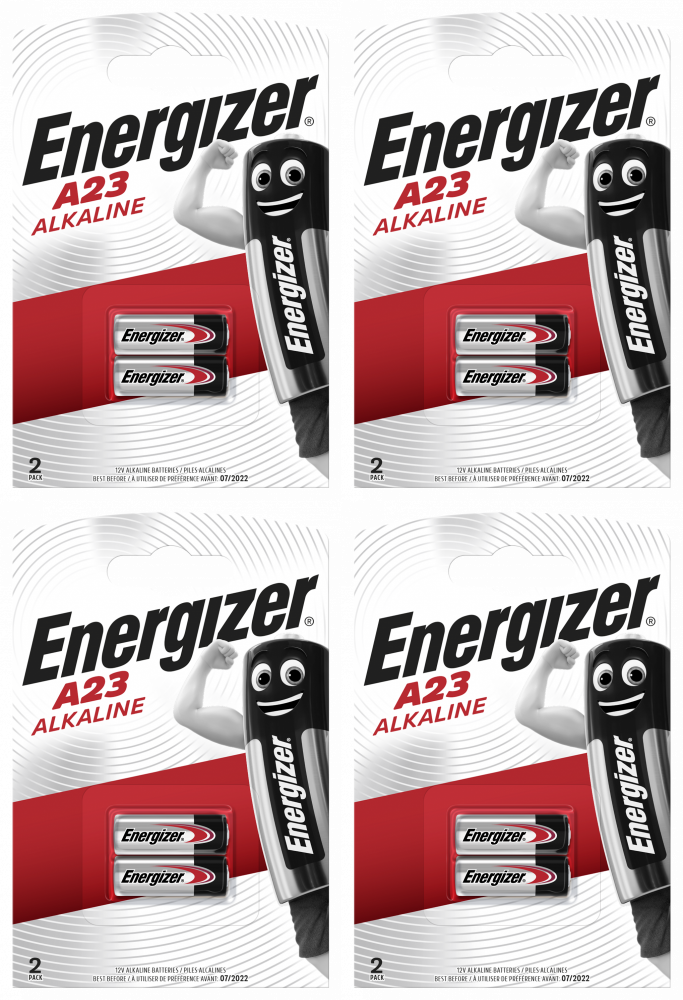4x Bateria specjalistyczna Energizer, E23A, 12V, 2 sztuki