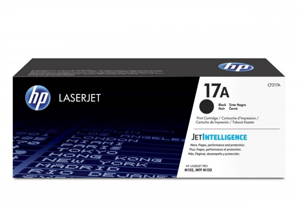 Toner HP 17A (CF217A), 1600 stron, black (czarny)