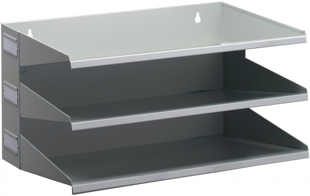 Sorter do dokumentów Durable, 205x360x250mm, A4, 3 półki, szary