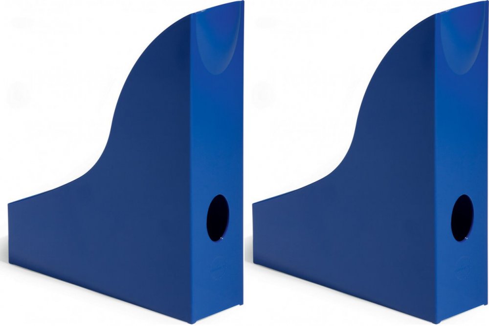 2x Organizer na dokumenty Durable Basic, A4, 73mm, do 730 kartek, niebieski