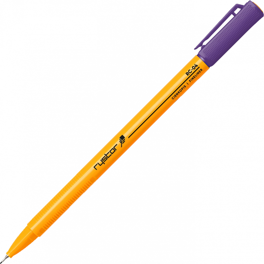 Cienkopis Rystor, RC-04, 0.4mm, fioletowy