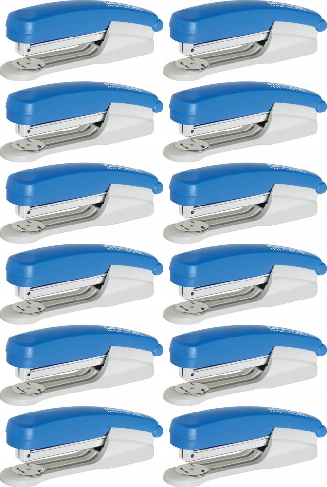 12x Zszywacz Office Products, do 30 kartek, niebieski