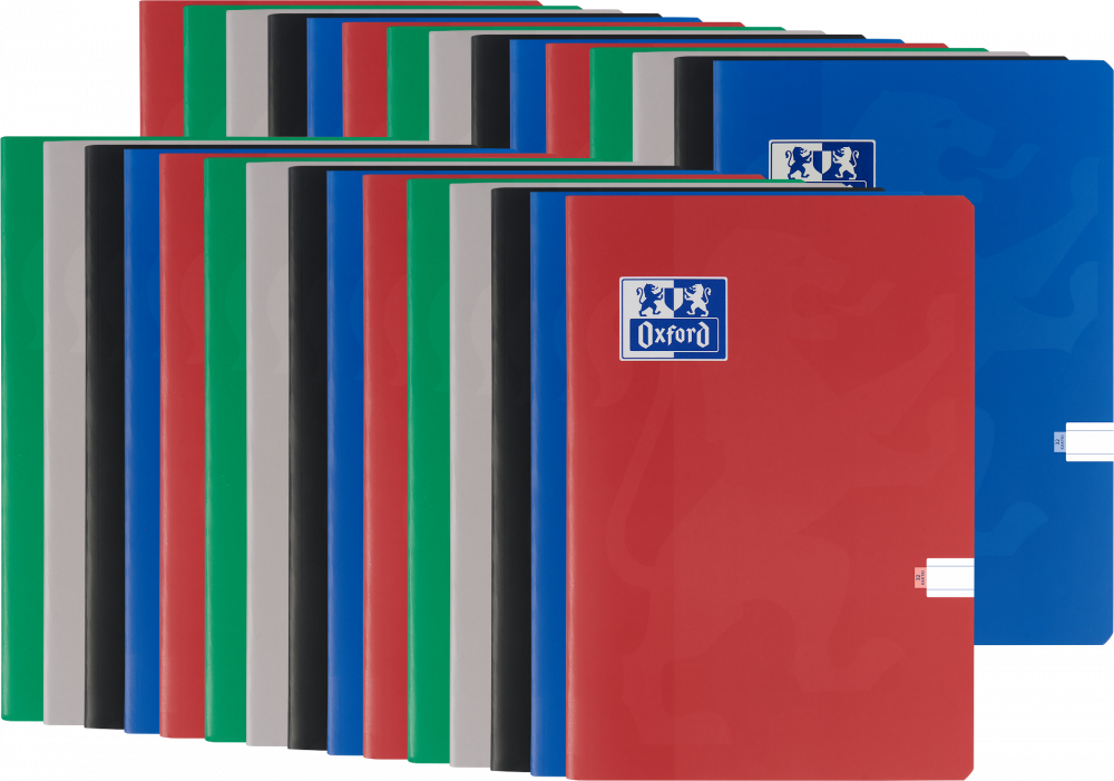 30x Zeszyt w linie Oxford Esse, A5, miękka oprawa, 32 kartki, mix kolorów