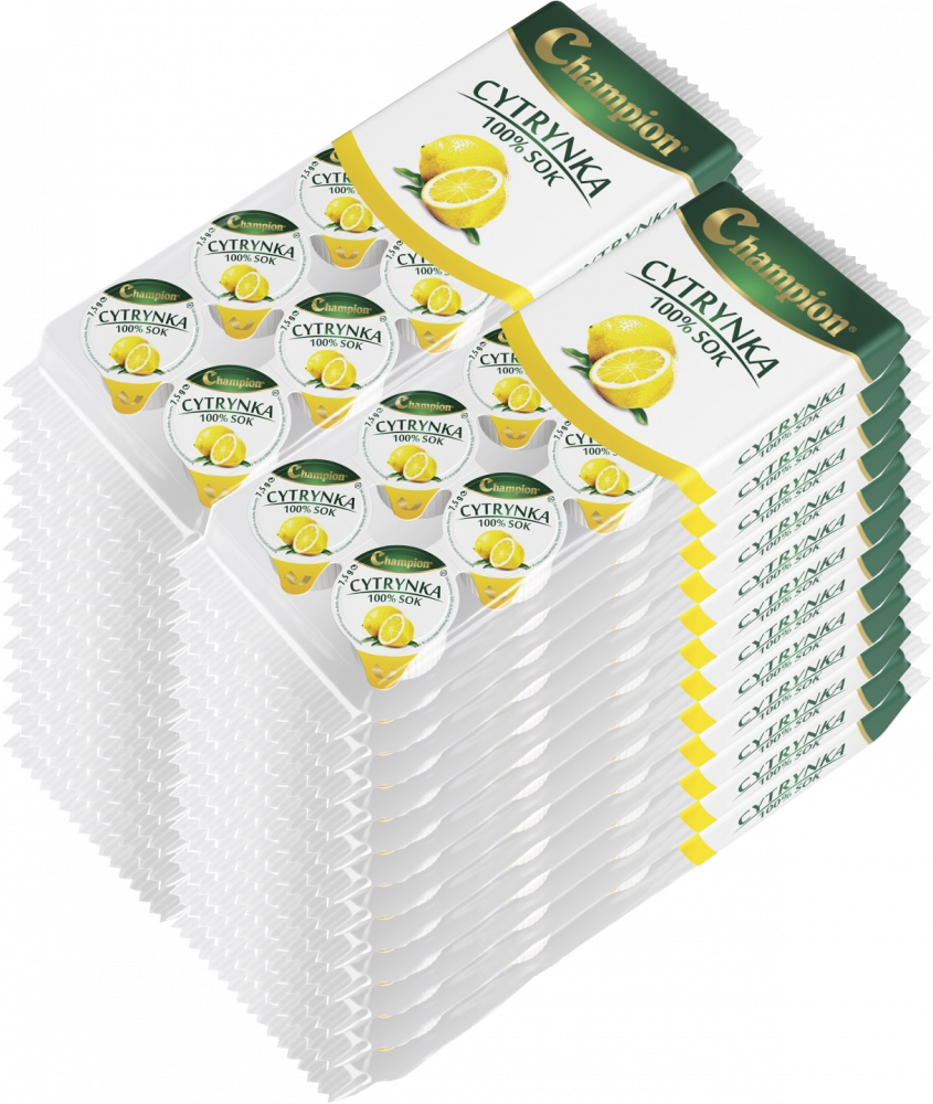 24x Sok z cytryn Champion Cytrynka, 10 sztuk x 7.5g