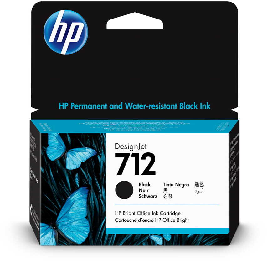 Tusz HP 712 (3ED70A), 38ml, black (czarny)