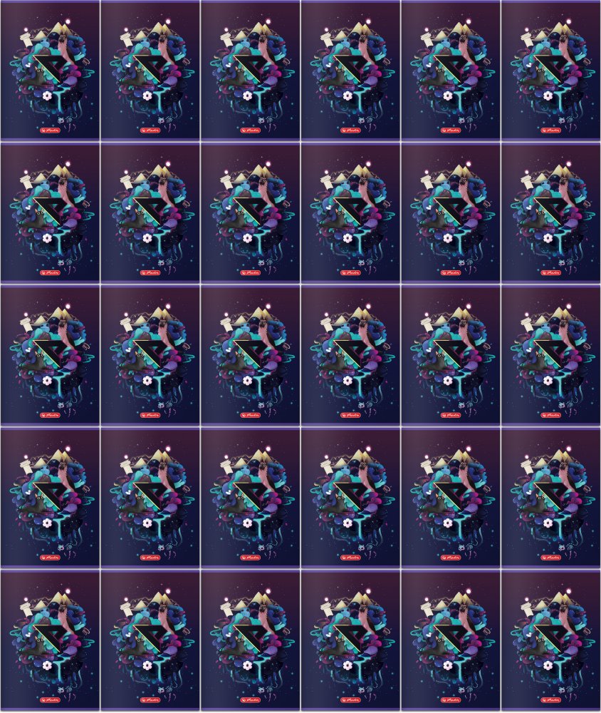 50x Zeszyt w linie Ekipa 9581695, A5, 60 kartek, mix wzorów