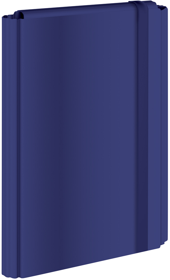 Teczka z gumką Interdruk, A4+, ciemnoniebieski