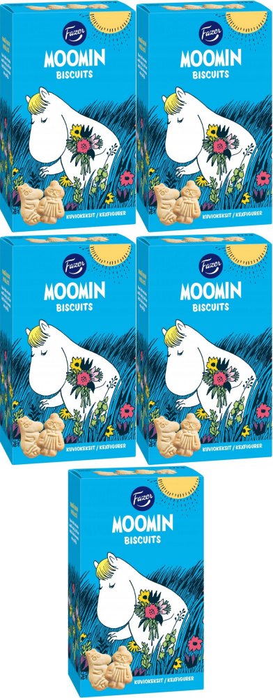 5x Herbatniki Fazer Moomin, 175g
