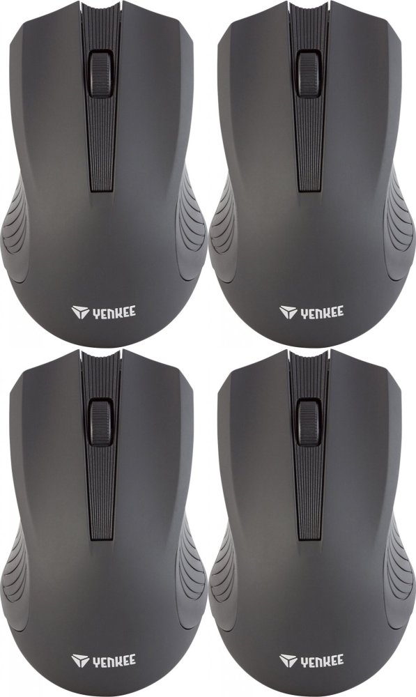 4x Myszka bezprzewodowa Yenkee Monaco, optyczna, czarny