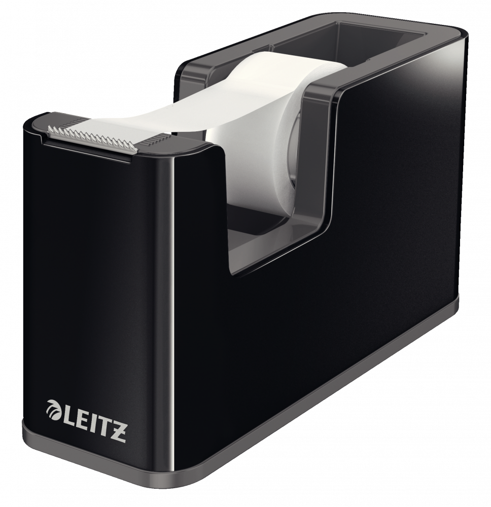 Podajnik do taśmy klejącej Leitz WOW, 19mmx33m, czarny