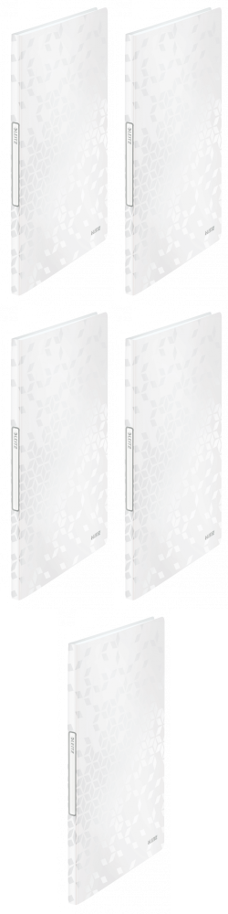 5x Album ofertowy Leitz Wow, A4, 20 koszulek, biały