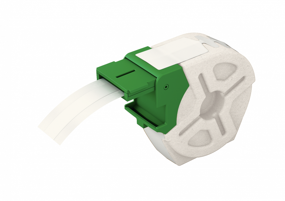 Kaseta z plastikową samoprzylepną taśmą do drukowania etykiet Leitz Icon, 12mm, biały