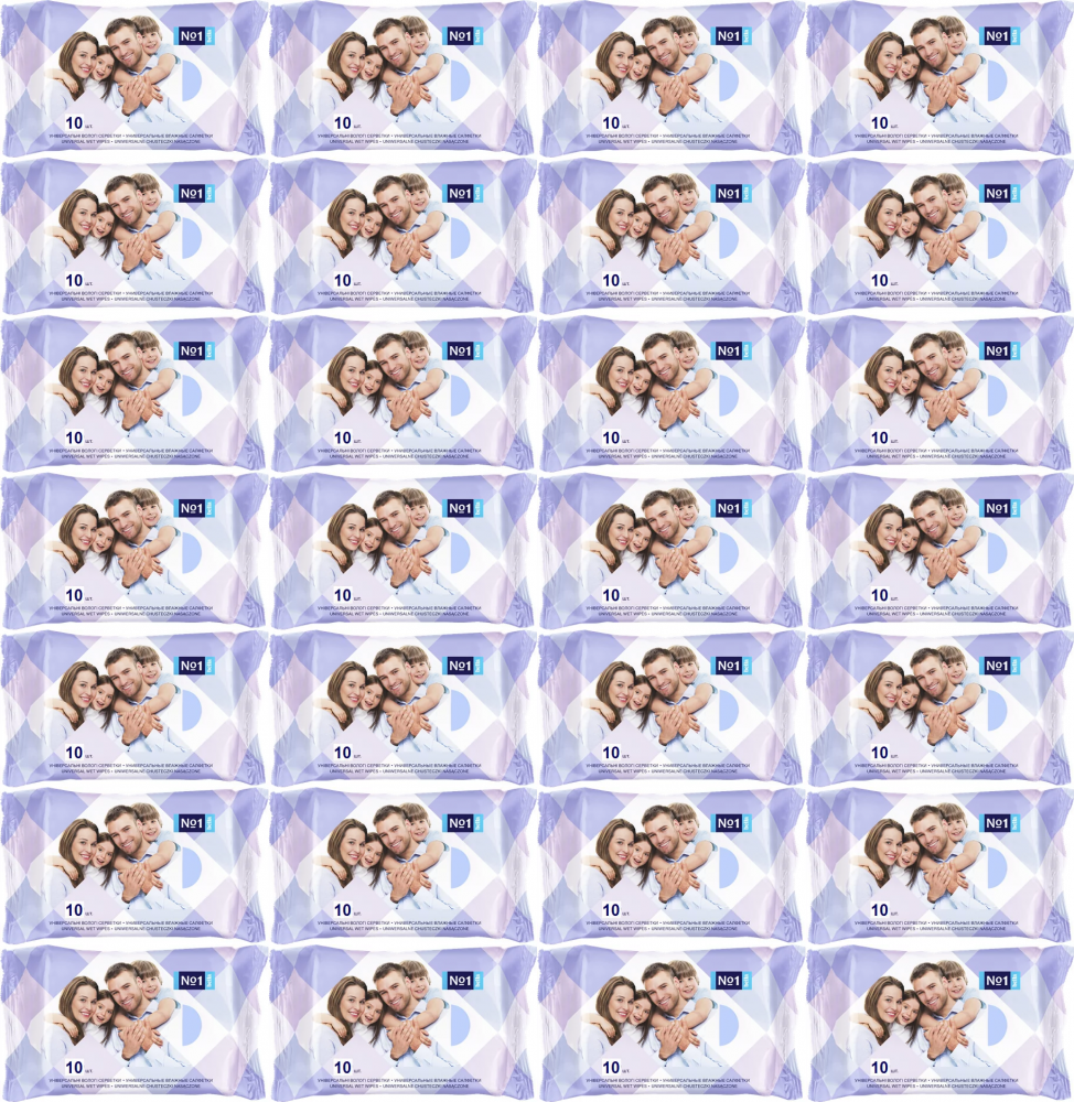 28x Chusteczki nawilżane Bella, z alantoiną, 10 sztuk