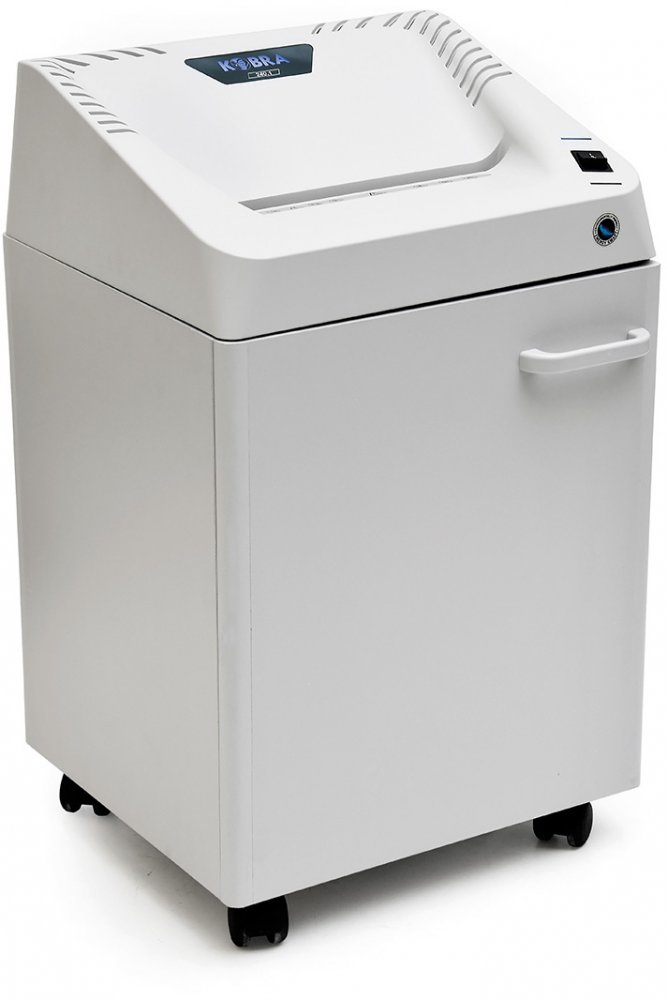 Niszczarka Kobra 260.1 C4 ES, ścinek 3.5x30 mm, 17 kartek, P-4/ O-3/ T-4/ E-3/ F-1 DIN, szary