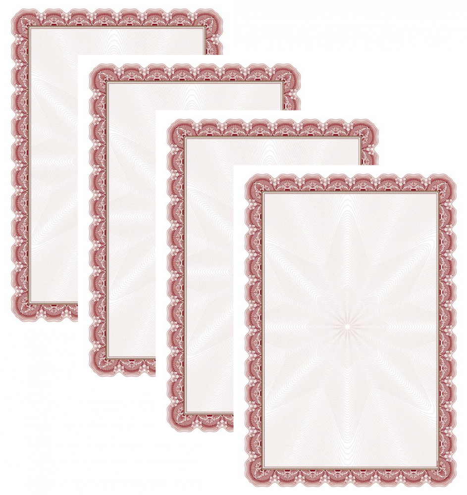 4x Dyplom Galeria Papieru Arnika Bordowa, A4, 170g/m2, 25 arkuszy