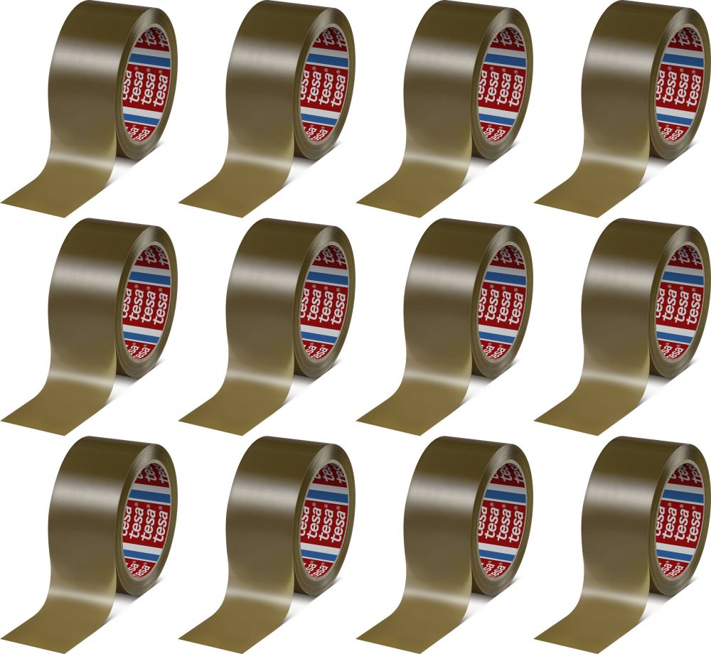 12x Taśma Tesa 4280, 48mm x 66m, brązowy