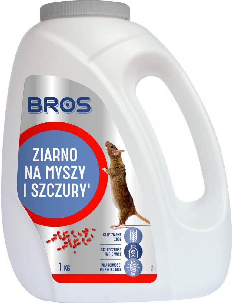 Ziarno na myszy i szczury Bros, 1kg