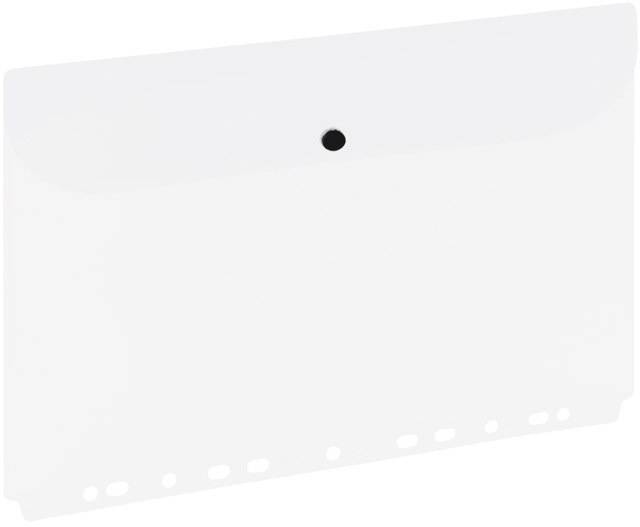 Teczka kopertowa Grand ZP045A, A4, na zatrzask, europerforacja, biały