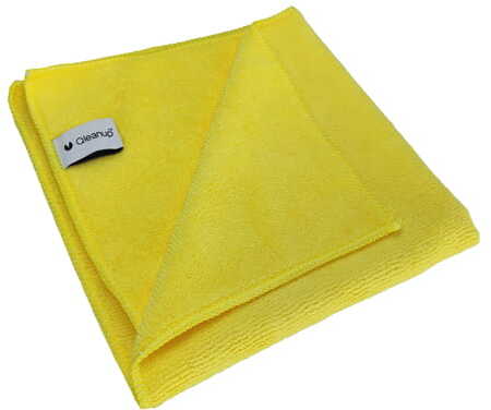 Ściereczka z mikrofibry Qleanup Plus, 40x40cm, 400g, 5 sztuk, żółty