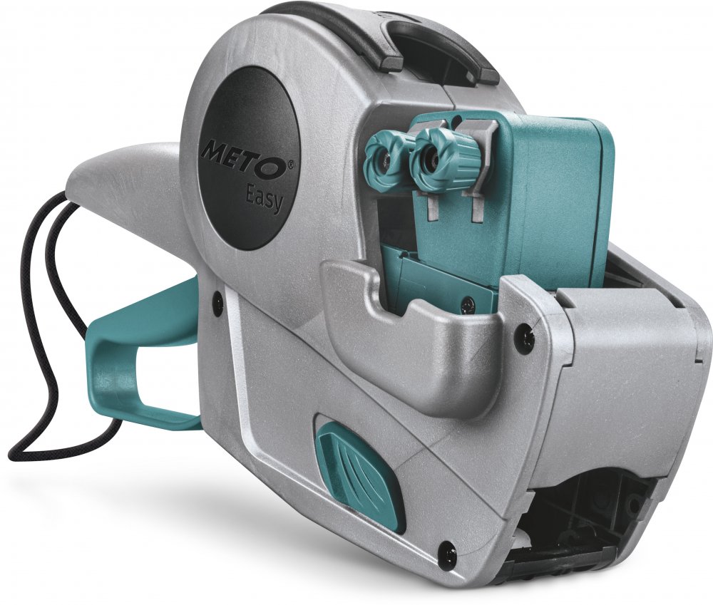 Metkownica Meto Easy M 2026/16, dwurzędowa,10 znaków, srebrno-zielony