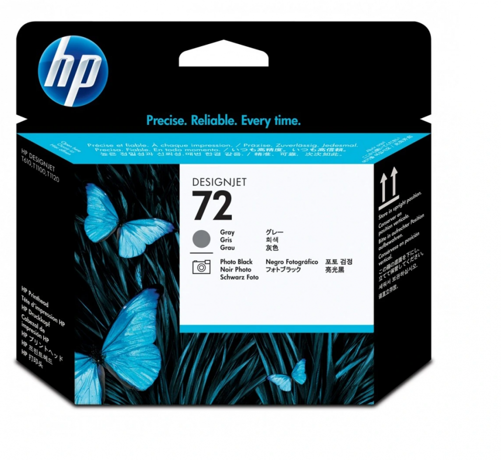 Głowica fotograficzna HP C9380A nr 72, grey (szary)/black (czarny)