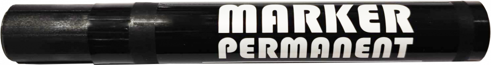 Marker permanentny K-1068, okrągła, 1-3mm, czarny