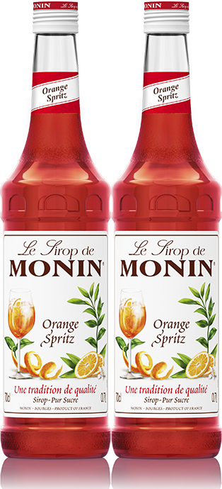 2x Syrop Monin Orange Spritz, pomarańczowy szprycer, 700ml