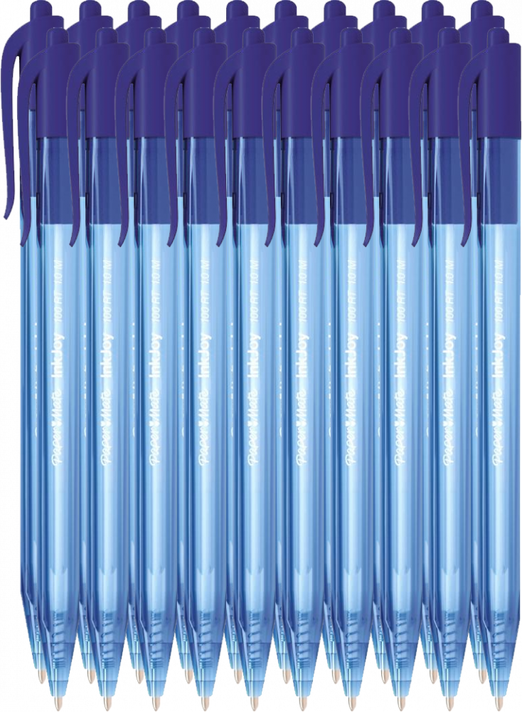 20x Długopis automatyczny Paper Mate, InkJoy 100RT, M (1mm), niebieski
