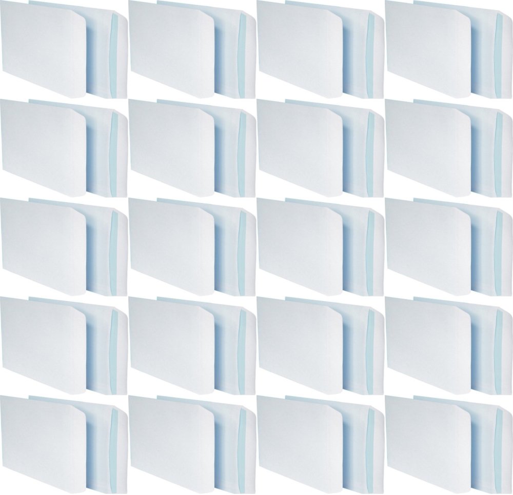 20x Koperta standardowa Rayan, B5, samoklejąca SK, 25 sztuk, biały