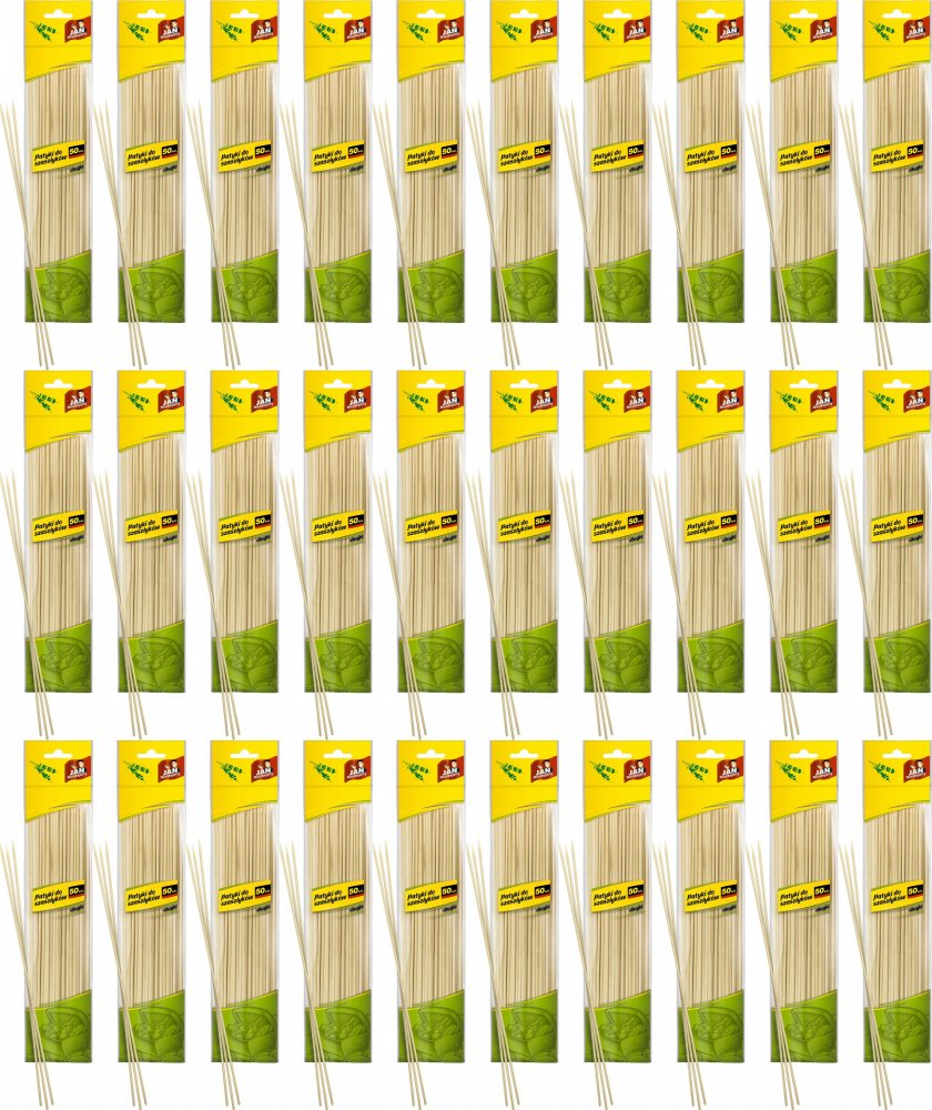 40x Patyczki do szaszłyków Jan Niezbędny, długie, 30cm, 50 sztuk