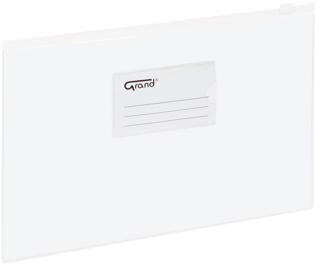 Koszulka z suwakiem Grand, A4, biały