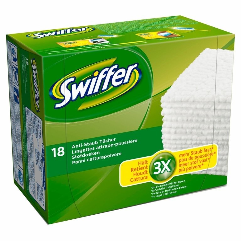 Ściereczki do mopa Swiffer Sweeper, suche, 18 sztuk