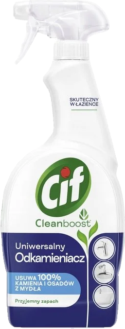 Płyn przeciw kamieniowi do łazienki Cif Power&Shine, z rozpylaczem, 0.75l