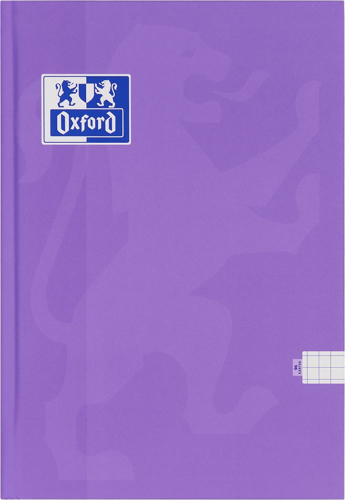 Brulion w kratkę Oxford Touch, A4, twarda oprawa, 96 kartek, mix kolorów
