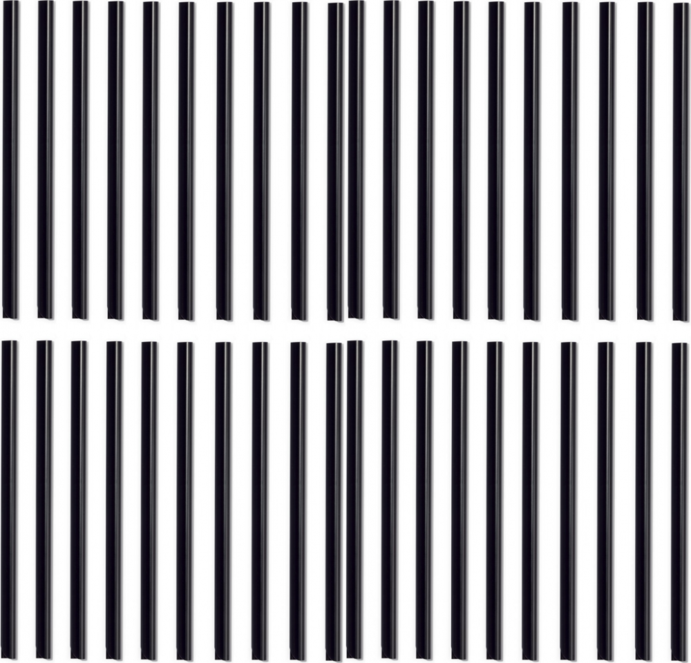 2x Listwa wsuwana Durable, A4, 3mm, do 30 kartek, 50 sztuk, czarny