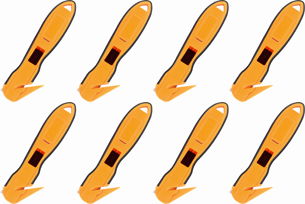 8x Nóż bezpieczny Grand GR-B03, duży, żółty